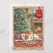 犬のクリスマス12日間の10日目 シーズンカード (正面)