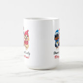 犬のクリスマス コーヒーマグカップ (中央)