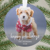 犬のクリスマス |可愛モダンい子犬の幸せな休日 オーナメント
