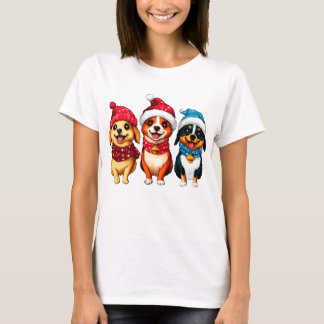 犬のクリスマス Tシャツ