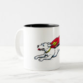 犬のクリプト ツートーンマグカップ (正面左)