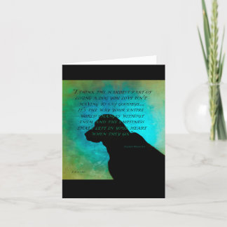 . .犬のグリーティングカードを紛失 シーズンカード