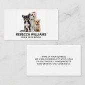 犬のグループ | 動物飼養業 名刺 (正面/裏面)