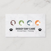 犬のグループ 名刺 (正面)