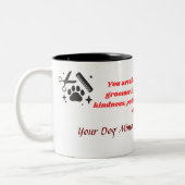 犬のグルーマー専用 マグカップ（名入れ可能） ツートーンマグカップ (左)