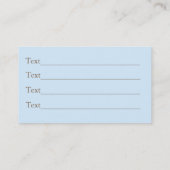 犬のグルーミングとペットの介護サービスアポイントメント 予約カード (裏面)