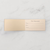 犬のグルーミングとペットケアサービスアポイントメント 予約カード (内部開封)