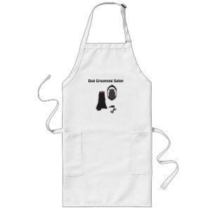 犬のグルーミングのエプロン- Personalizable ロングエプロン