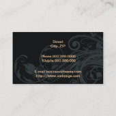 犬のグルーミングのサロンの名刺 名刺 (裏面)