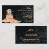 犬のグルーミングのサロンの名刺 名刺 (正面/裏面)