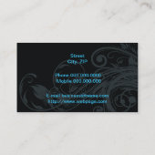 犬のグルーミングのサロンの名刺 名刺 (裏面)