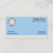 犬のグルーミングの名刺のロイヤリティカード ロイヤリティカード (裏面)