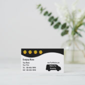 犬のグルーミングの名刺 名刺 (スタンド正面)