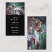 犬のグルーミングの名刺 名刺 (正面/裏面)