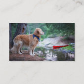 犬のグルーミングの名刺 名刺 (裏面)