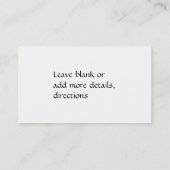 犬のグルーミングの名刺 名刺 (裏面)