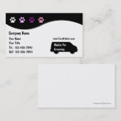 犬のグルーミングの名刺 名刺 (正面/裏面)