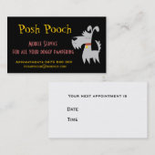 犬のグルーミングカード 予約カード (正面/裏面)