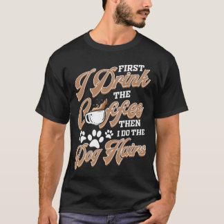 犬のグルーミングコーヒードッグトリマーの友人の贈り物 Tシャツ