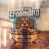 犬のグルーミングサロン ウィンドウサイン (シート2)