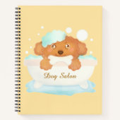 犬のグルーミングサロン ノートブック (正面)