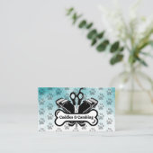 犬のグルーミングツール | ペットサービス 予約カード (スタンド正面)