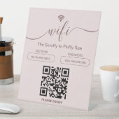 犬のグルーミングビジネスサインフリーWiFiペデスタルサイン 台座サイン (インサイチュ)