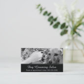 犬のグルーミング名刺 – Personalizable 名刺 (スタンド正面)