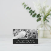 犬のグルーミング名刺 – Personalizable 名刺 (スタンド正面)