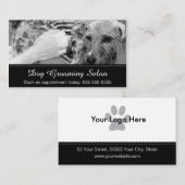 犬のグルーミング名刺 – Personalizable 名刺 (正面/裏面)