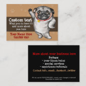 犬のグルーミング犬のトリマーのドッグウォーカーのテンプレート 名刺 (正面/裏面)