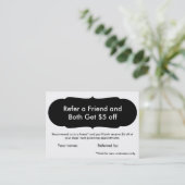 犬のグルーミング紹介カード – Personalizable 紹介カード (スタンド正面)