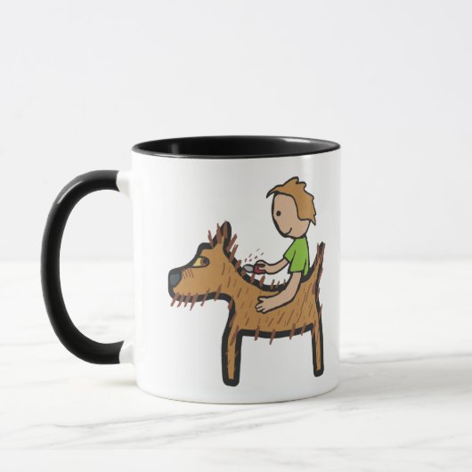 犬のグルーミング マグカップ (左)