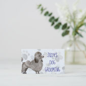 犬のグルーミング 予約カード (スタンド正面)
