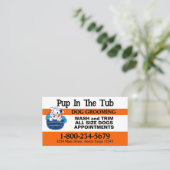 犬のグルーミング 名刺 (スタンド正面)