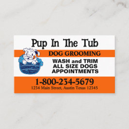 犬のグルーミング 名刺