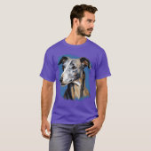 犬のグレイハウンドの友人の贈り物 Tシャツ (正面フル)