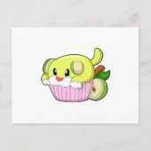 犬のケーキ ポストカード (正面)