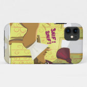 犬のコーン型ヘッド面白グッズ Case-Mate iPhoneケース (裏面(横))