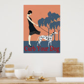 犬のサインを抑えろ ポスター (キッチン)