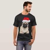 犬のサンタクロース Tシャツ (正面フル)