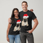 犬のサンタクロース Tシャツ (ユニセックス)