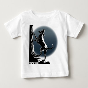 犬のシャツのベビーのTシャカスタムツの犬シャツ ベビーTシャツ
