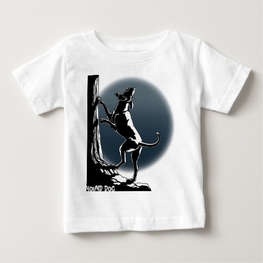 犬のシャツのベビーのTシャカスタムツの犬シャツ ベビーTシャツ (正面)