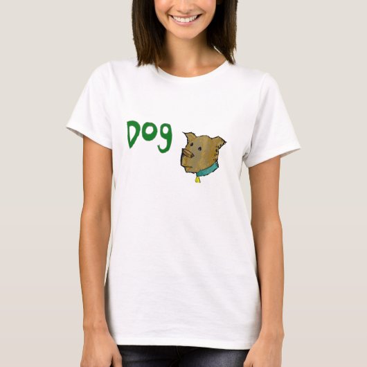犬のシャツ Tシャツ (正面)