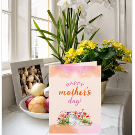 犬のシーズー（犬）Tzuのかわいい母のデイカード シーズンカード