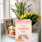 犬のシーズー(犬)Tzuのかわいい母のデイカード シーズンカード