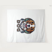 犬のシール タペストリー (正面(横))