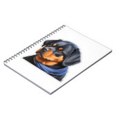 犬のシール ノートブック (左側)