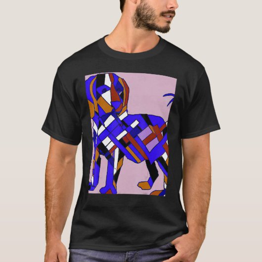 犬のスタイル14のかわいい犬の子犬ファン Tシャツ (正面)